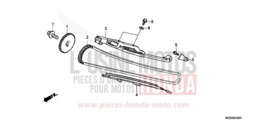 CHAINE A CAMES/TENDEUR NC700XDC de 2012